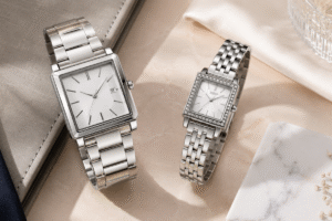Best Classic Silvery Square Watches for Men and Women