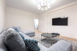Salas esquineras contemporáneas de 2 a 5 piezas para la sala familiar
